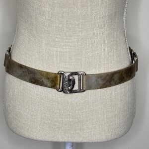 Suzi‎ Roher leather stretch belt
